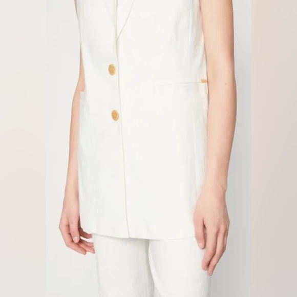 New! Scotch and Soda Single-Breasted Long Gilet Vest 🤍 - Picture 10 of 16